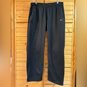 Nike Men’s Black Track Warm Up  Pants, Size L